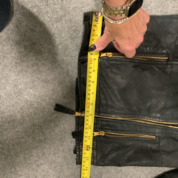 Genuine soft leather Moto jacket - Picture 10 of 11